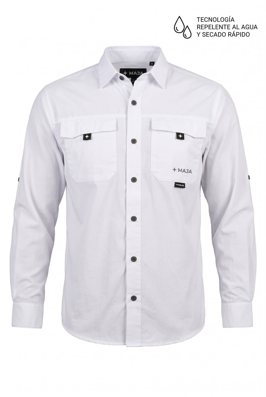 Camisa Pescadora Outdoor – Color Blanco Mate Mja