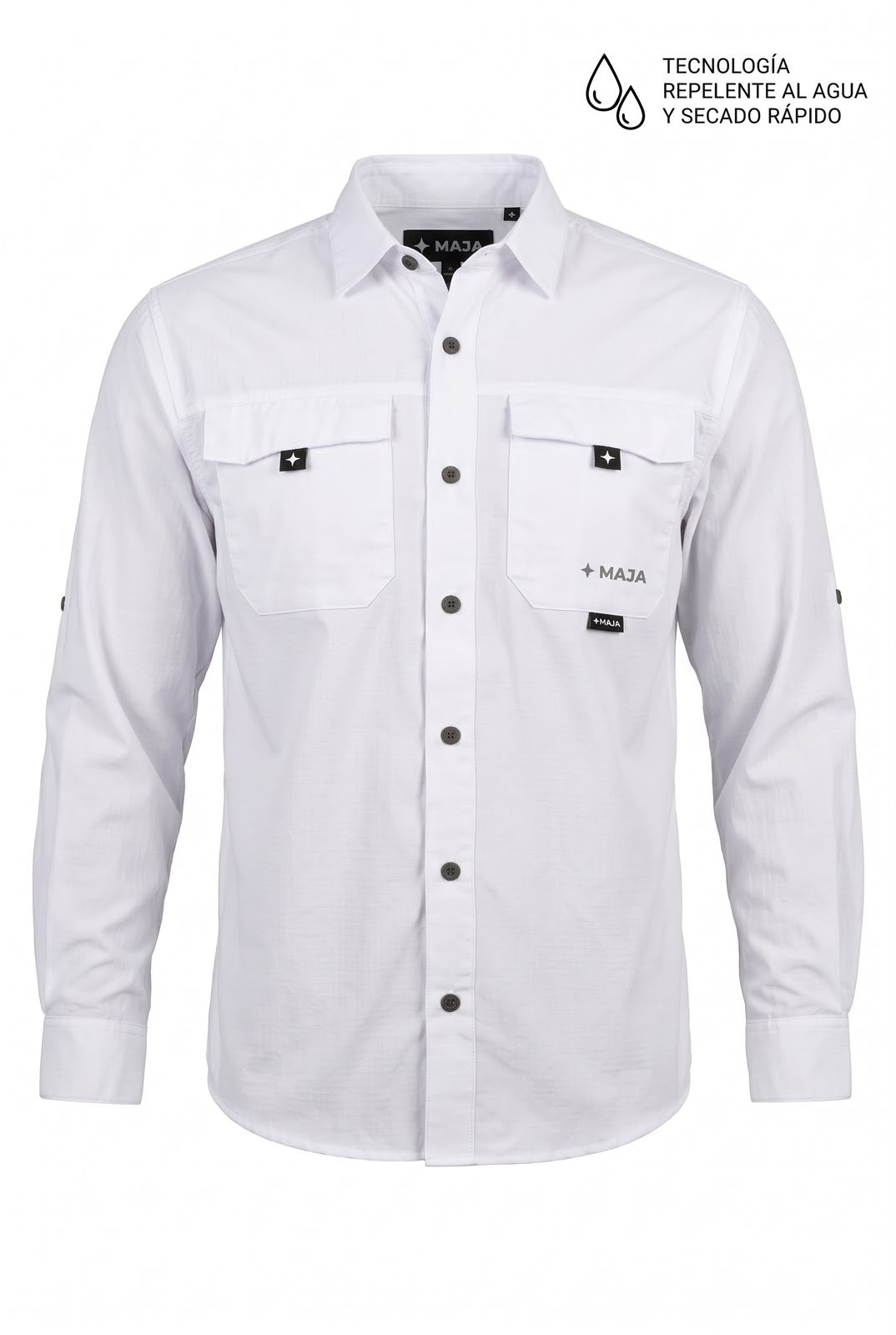 Camisa Pescadora Outdoor – Color Blanco Mate Mja