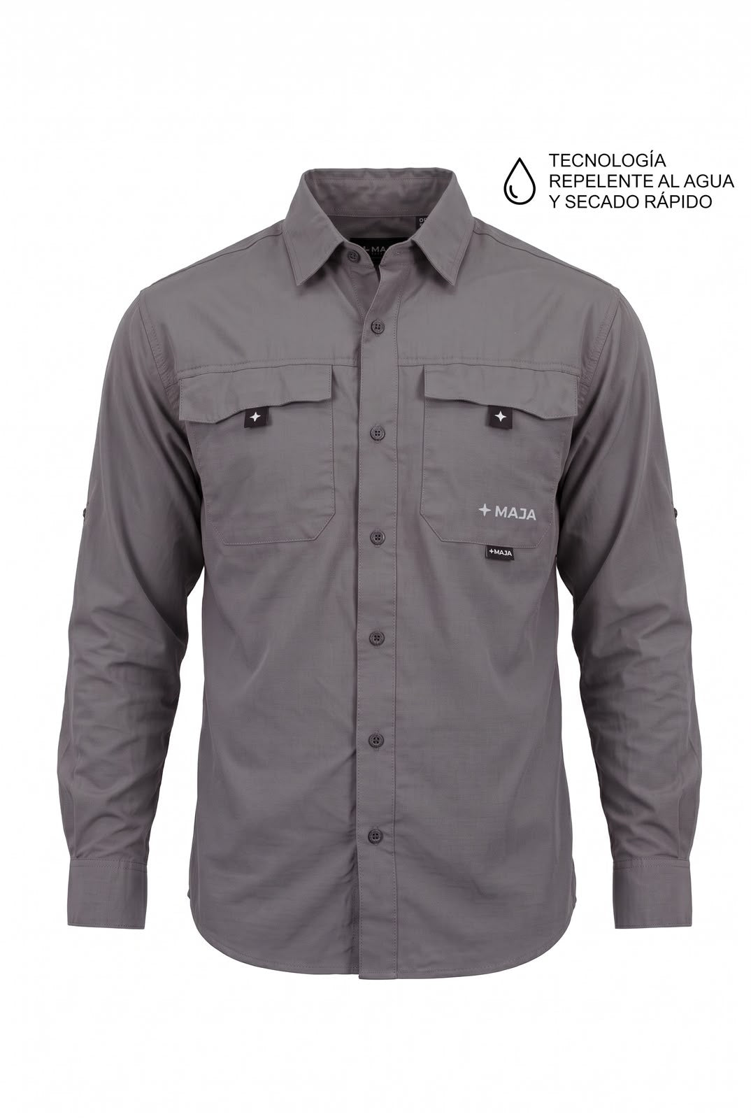 Camisa pescador outdoor - Color Gris Mja