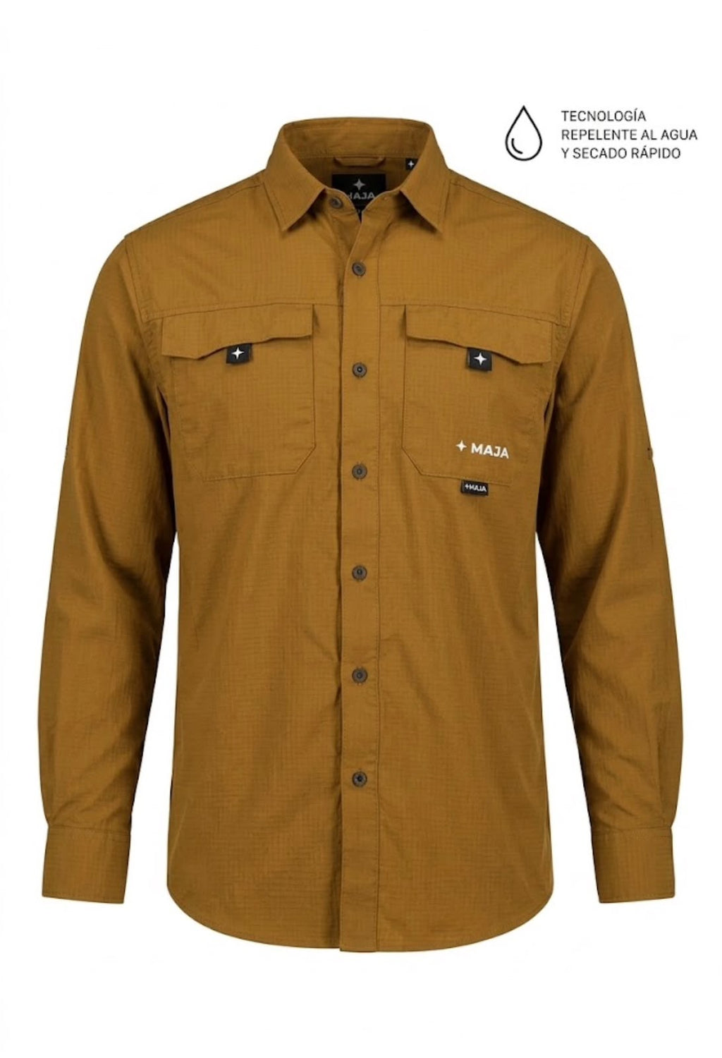 Camisa Pescadora Outdoor – Color Camello Mja